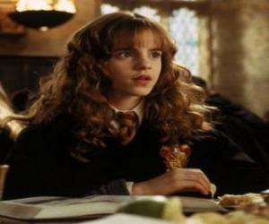 yapboz Hermione Granger, Harry arkadaşı, okulda kitap okuma
